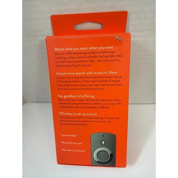 Amazon Fire TV Stick 2nd Gen with Alexa Voice Remote 1080p HD Streaming Media - Picture 5 of 6